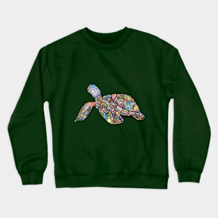 Psychedelic Turtle Crewneck Sweatshirt